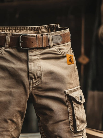 Shorts Cargo Multibolsillos "Novak" - Estilo Retro