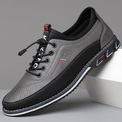 Nathan | Zapatillas Bajas Casuales de Piel Sintética con Cordones para Hombre