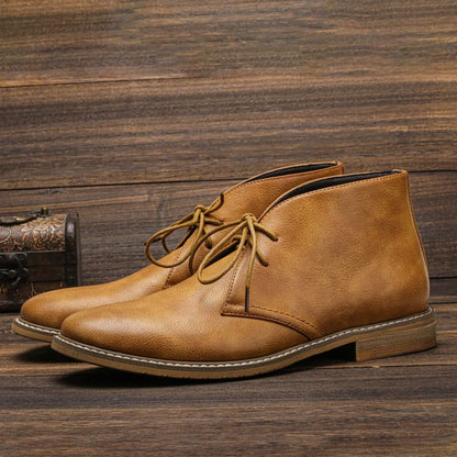 Alexander | Botines Chukka de Piel Sintética con Cordones para Hombre