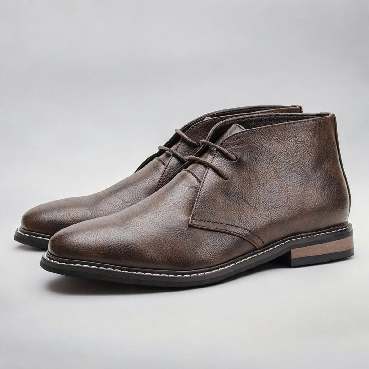 Alexander | Botines Chukka de Piel Sintética con Cordones para Hombre