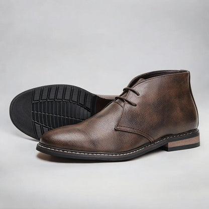 Alexander | Botines Chukka de Piel Sintética con Cordones para Hombre