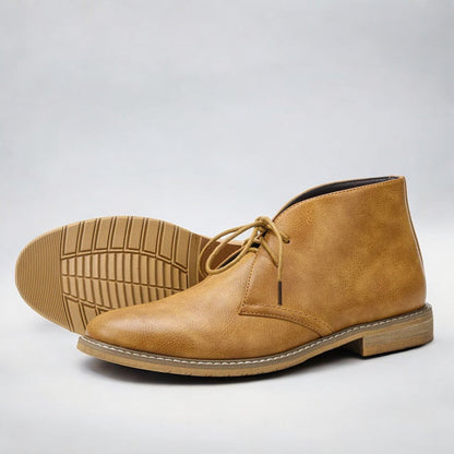 Alexander | Botines Chukka de Piel Sintética con Cordones para Hombre