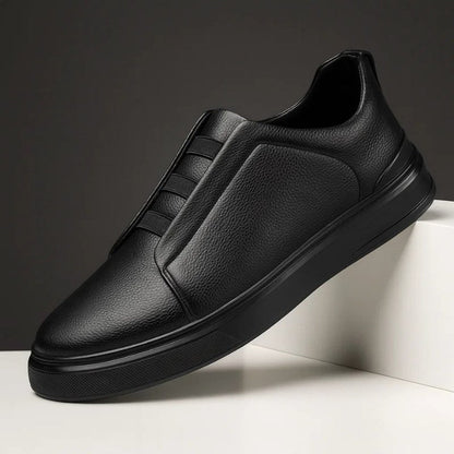 Oliver | Zapatillas de Piel sin Cordones con Elástico para Hombre