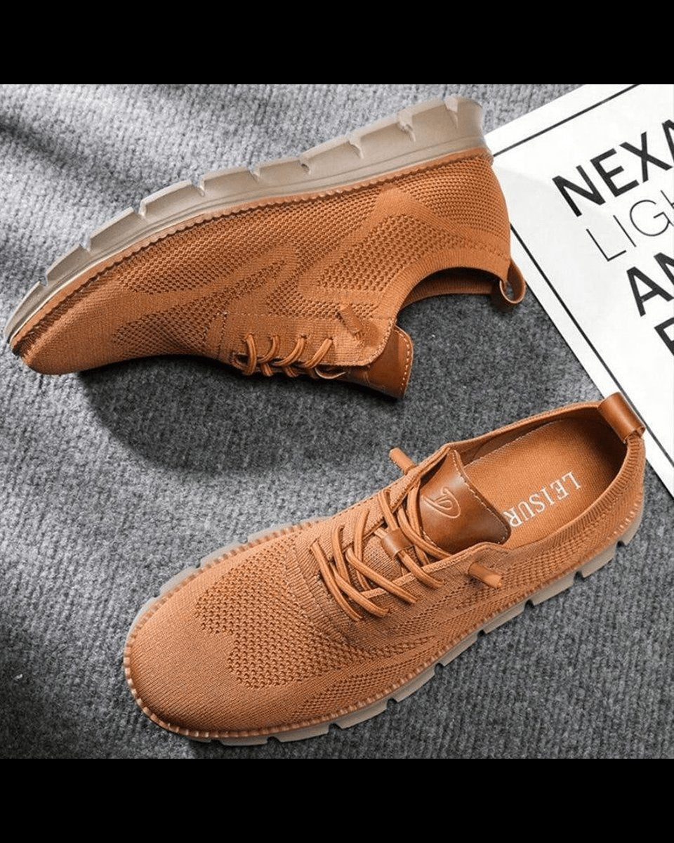 William | Zapatillas Casuales de Punto Ligeras y Transpirables con Cordones para Hombre