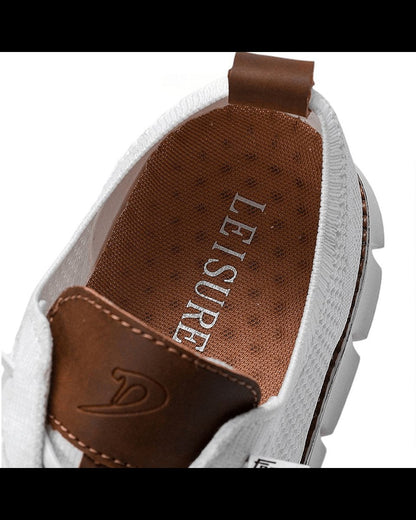 William | Zapatillas Casuales de Punto Ligeras y Transpirables con Cordones para Hombre