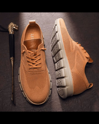 William | Zapatillas Casuales de Punto Ligeras y Transpirables con Cordones para Hombre