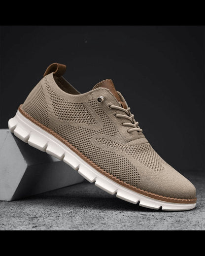 William | Zapatillas Casuales de Punto Ligeras y Transpirables con Cordones para Hombre