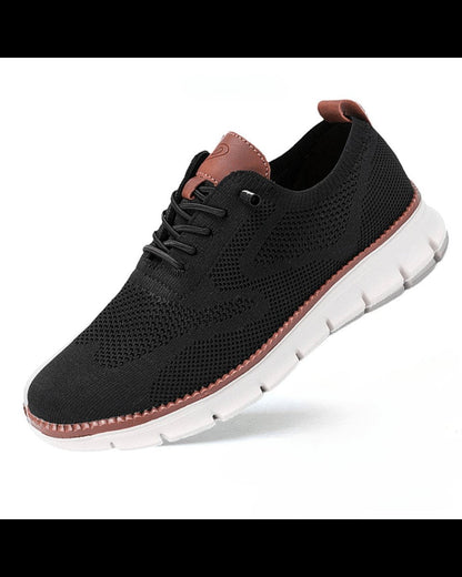 William | Zapatillas Casuales de Punto Ligeras y Transpirables con Cordones para Hombre