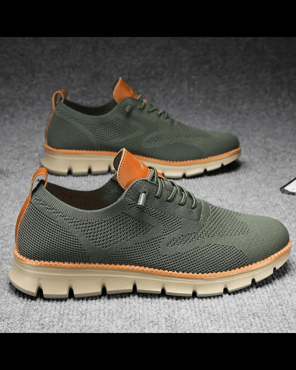 William | Zapatillas Casuales de Punto Ligeras y Transpirables con Cordones para Hombre