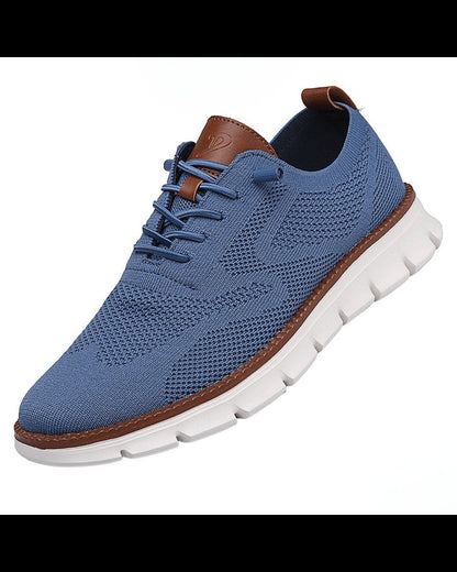 William | Zapatillas Casuales de Punto Ligeras y Transpirables con Cordones para Hombre