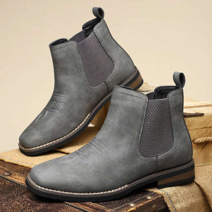 Daniel | Botines Chelsea Estilo Western sin Cordones para Hombre