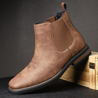 Daniel | Botines Chelsea Estilo Western sin Cordones para Hombre
