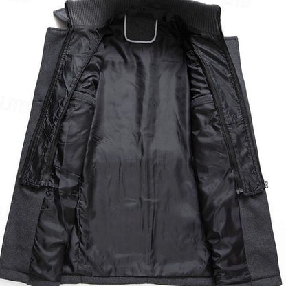 Sebastian | Gabardina de Lana con Doble Botonadura y Corte Sastre para Hombre